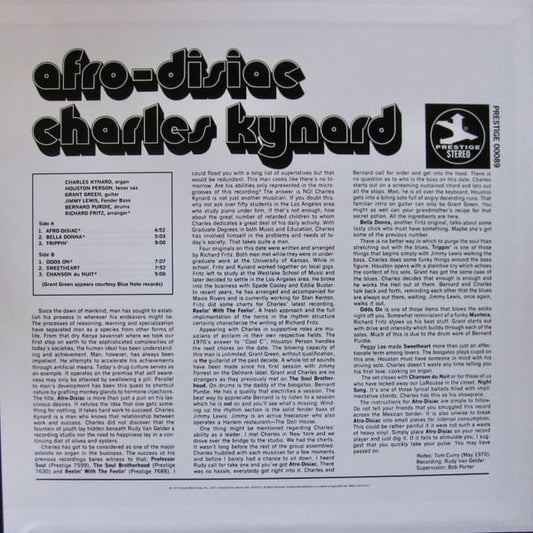Charles Kynard : Afro-Disiac (LP, Album, RE, 180)