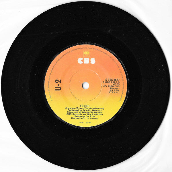 U2 : 11 O'Clock Tick Tock (7", Single, RE, Sun)