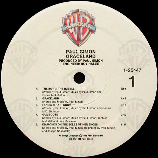 Paul Simon : Graceland (LP, Album, Spe)