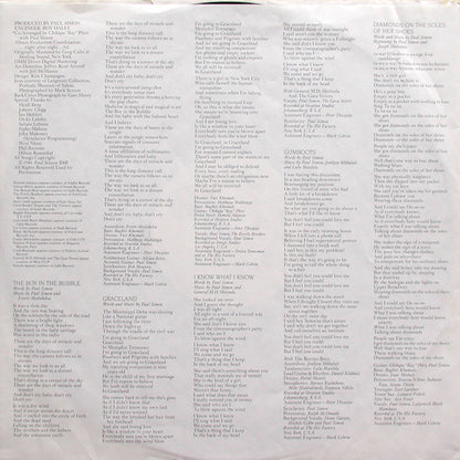 Paul Simon : Graceland (LP, Album, Spe)
