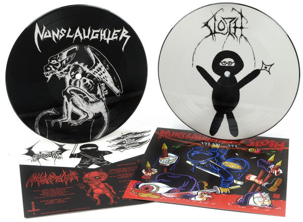 NunSlaughter / Sloth (6) : NunSlaughter / Sloth (7", Pic, RE)