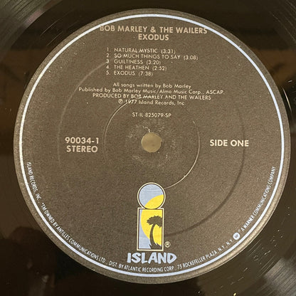 Bob Marley & The Wailers : Exodus (LP, Album, RE, RP)