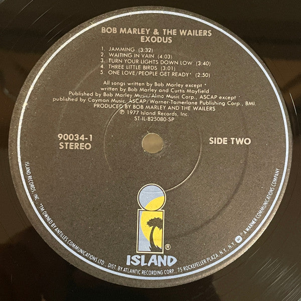 Bob Marley & The Wailers : Exodus (LP, Album, RE, RP)