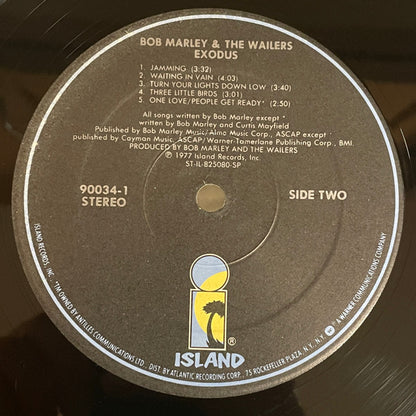 Bob Marley & The Wailers : Exodus (LP, Album, RE, RP)