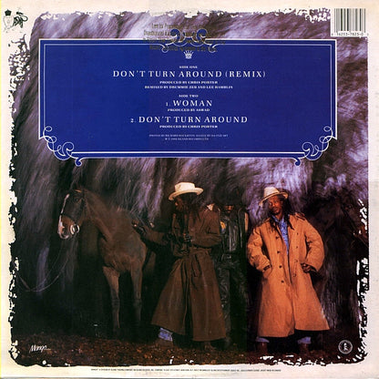 Aswad : Don't Turn Around (12", Promo)