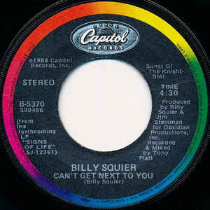 Billy Squier : Rock Me Tonight (7", Single, WIN)