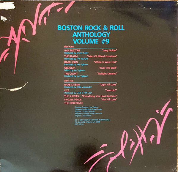 Various : Boston Rock N' Roll Anthology (Volume 9) (LP)