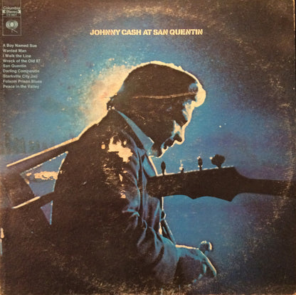 Johnny Cash : Johnny Cash At San Quentin (LP, Album, Pit)