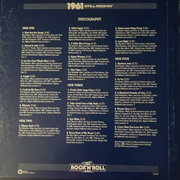 Various : 1961 Still Rockin' (2xLP, Comp, RM)