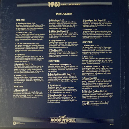 Various : 1961 Still Rockin' (2xLP, Comp, RM)
