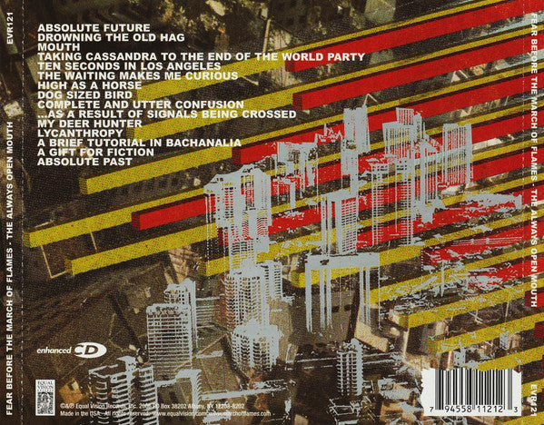 Fear Before The March Of Flames : The Always Open Mouth (CD, Album, Enh)