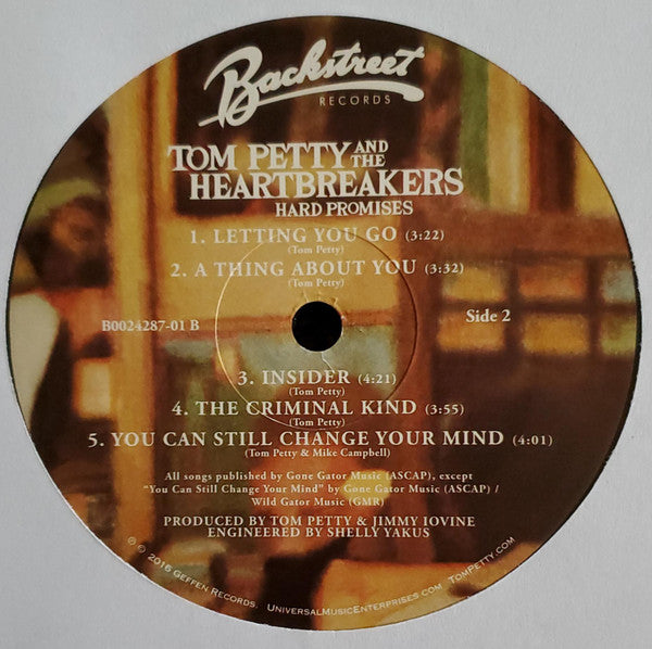 Tom Petty And The Heartbreakers : Hard Promises (LP, Album, RE, RM, 180)