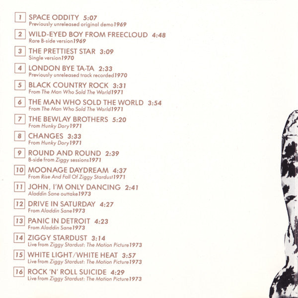 David Bowie : Sound+Vision (3xCD, Comp + CDV, 5", EP, NTSC + Box, Comp)