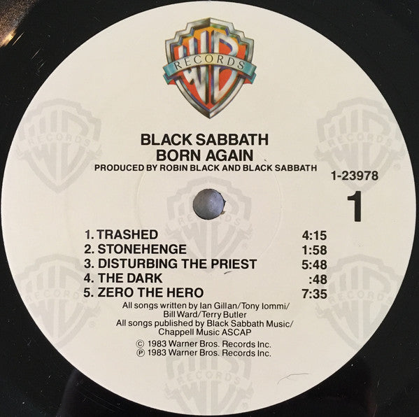 Black Sabbath : Born Again (LP, Album, All)