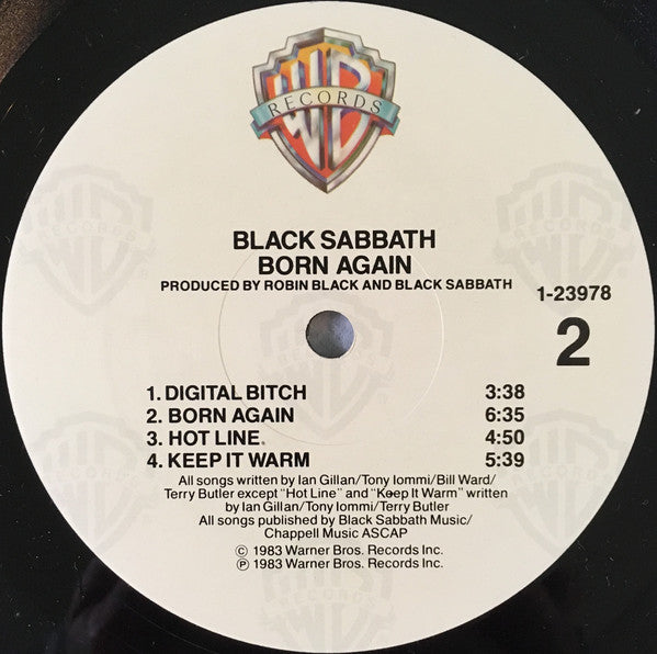 Black Sabbath : Born Again (LP, Album, All)
