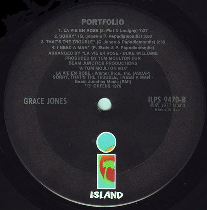 Grace Jones : Portfolio (LP, Album, P/Mixed, Ter)