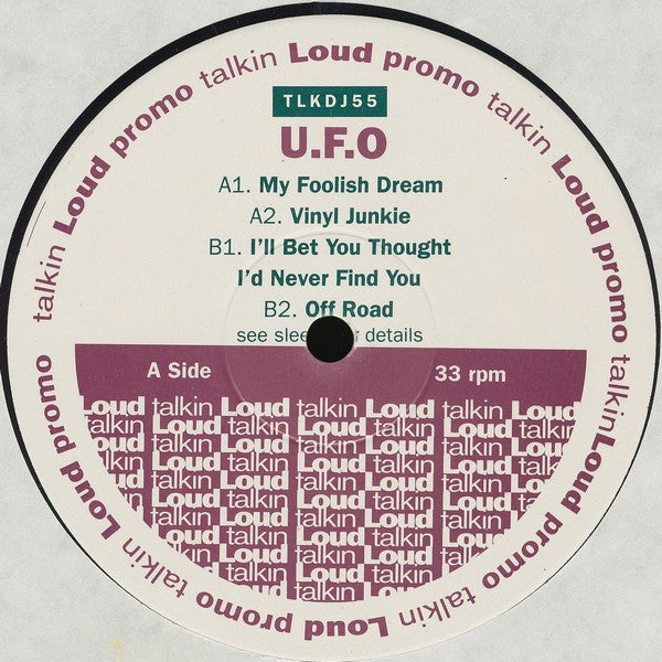 United Future Organization : My Foolish Dream (12", Promo, Smplr)