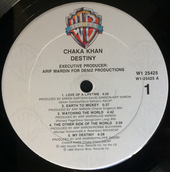 Chaka Khan : Destiny (LP, Album, Club)