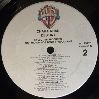 Chaka Khan : Destiny (LP, Album, Club)