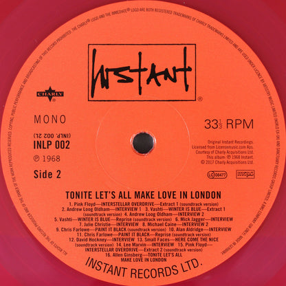 Various : Tonite Let's All Make Love In London (LP, Album, Mono, RE, RM, Pin)