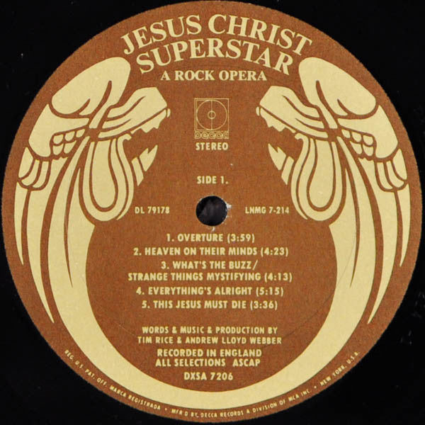 Andrew Lloyd Webber & Tim Rice* : Jesus Christ Superstar - A Rock Opera (2xLP, Album)