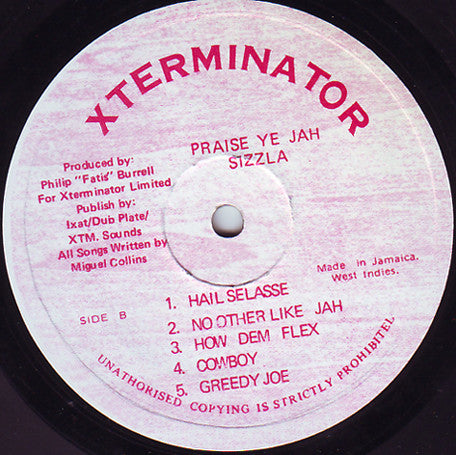 Sizzla : Praise Ye Jah (LP, Album)