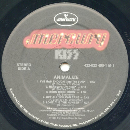 Kiss : Animalize (LP, Album, 53,)