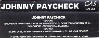 Johnny Paycheck : Johnny Paycheck (Cass, Comp, Dol)