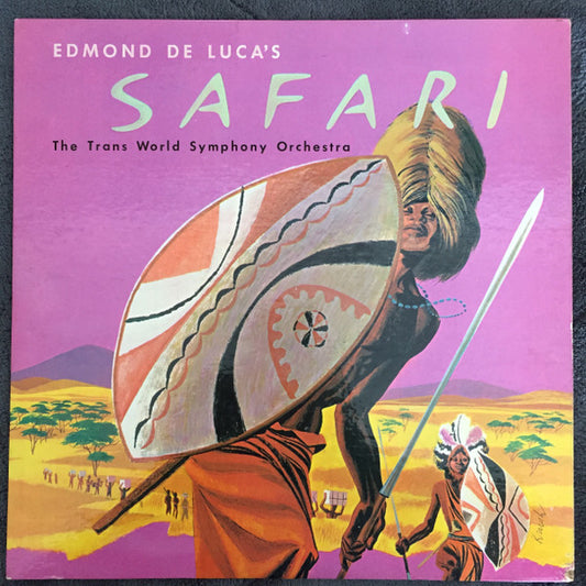 Edmond De Luca / Heinrich Alster / The Trans-World Symphony Orchestra : Edmond De Luca's Safari (LP, Album, Mono)