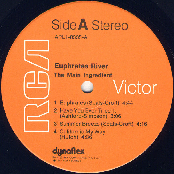 The Main Ingredient : Euphrates River (LP, Album)
