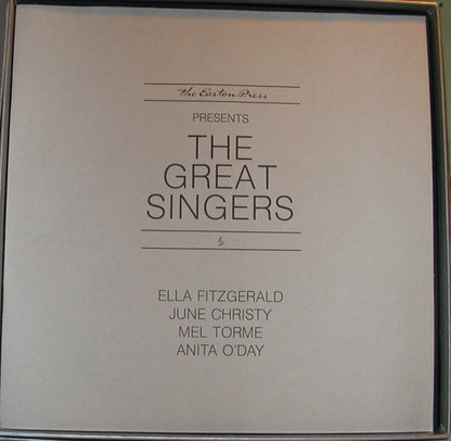 Ella Fitzgerald, Mel Tormé, Anita O'Day, June Christy : The Great Singers (4xLP, Comp + Box)