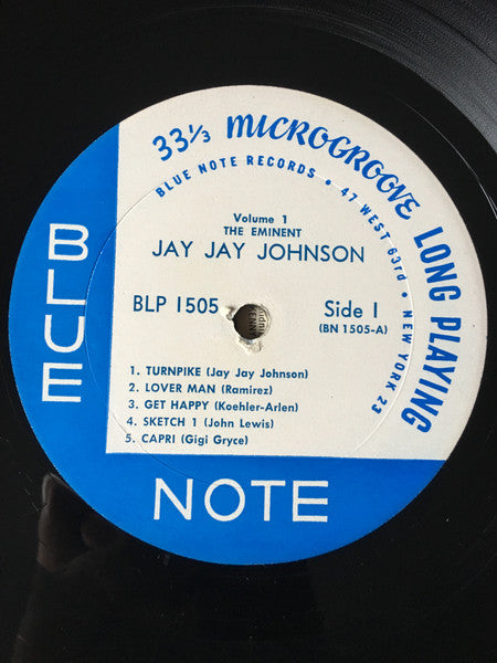 Jay Jay Johnson* : The Eminent Jay Jay Johnson Volume 1 (LP, Comp, Mono, RP)