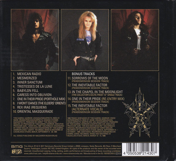 Celtic Frost : Into The Pandemonium (CD, Album, RE, RM, Dig)