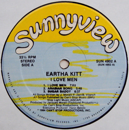 Eartha Kitt : I Love Men (LP, Album, Hau)