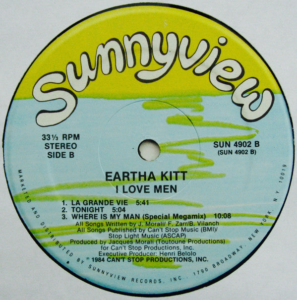 Eartha Kitt : I Love Men (LP, Album, Hau)