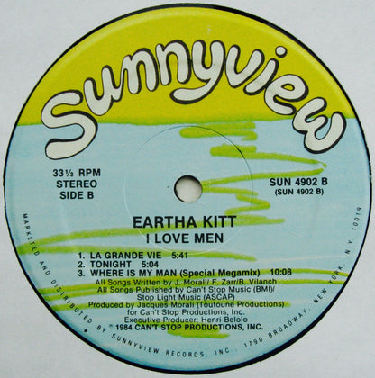 Eartha Kitt : I Love Men (LP, Album, Hau)