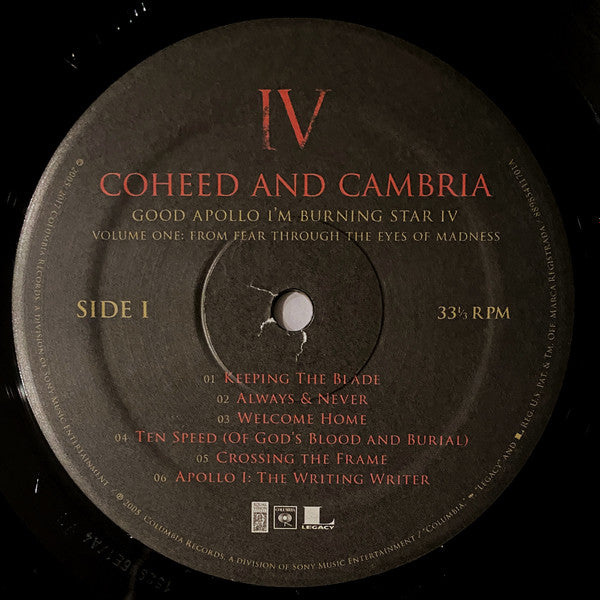 Coheed And Cambria : Good Apollo I'm Burning Star IV | Volume One: From Fear Through The Eyes Of Madness (2xLP, Album, RE, RM)