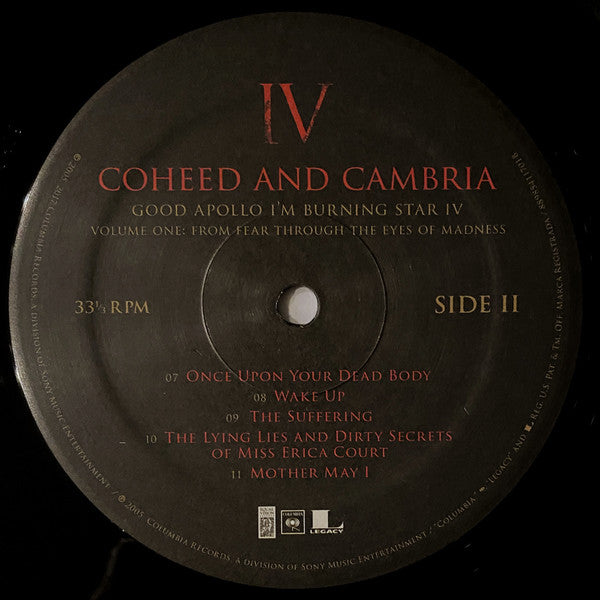 Coheed And Cambria : Good Apollo I'm Burning Star IV | Volume One: From Fear Through The Eyes Of Madness (2xLP, Album, RE, RM)