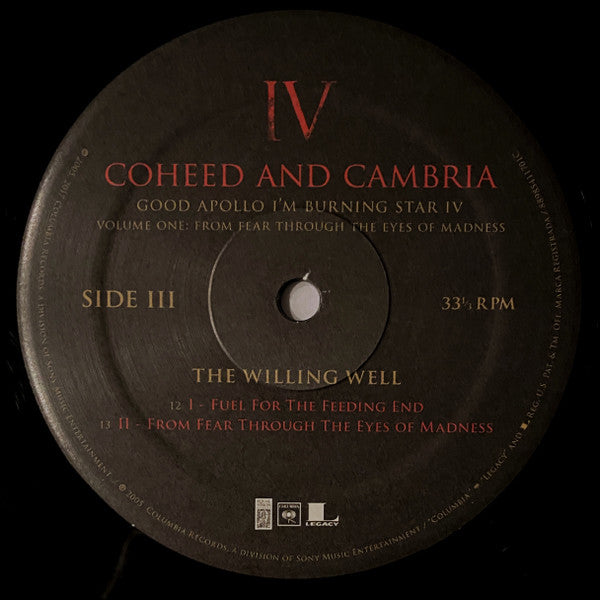 Coheed And Cambria : Good Apollo I'm Burning Star IV | Volume One: From Fear Through The Eyes Of Madness (2xLP, Album, RE, RM)