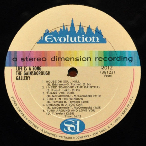 The Gainsborough Gallery : Life Is A Song (LP, Album)