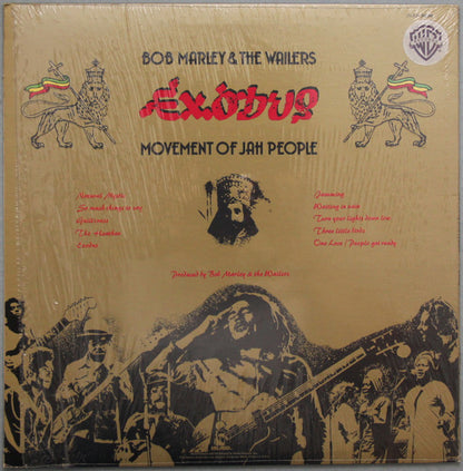 Bob Marley & The Wailers : Exodus (LP, Album, RE, Win)
