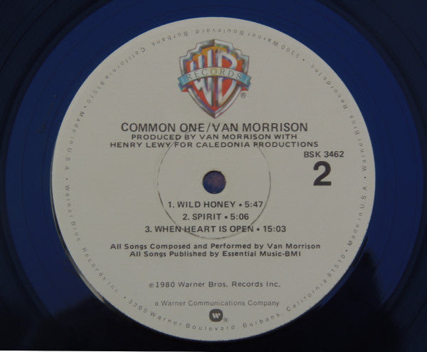 Van Morrison : Common One (LP, Album, Win)