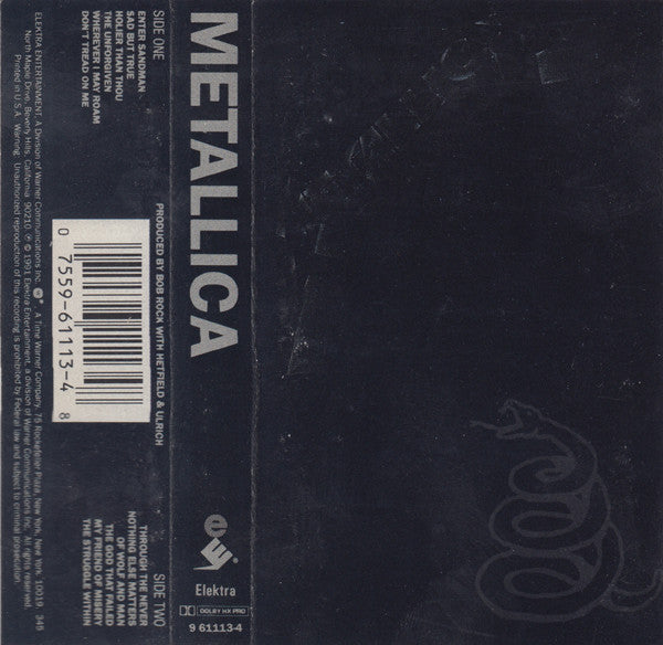 Metallica : Metallica (Cass, Album, SR,)