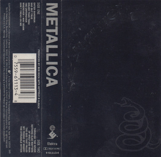 Metallica : Metallica (Cass, Album, SR,)