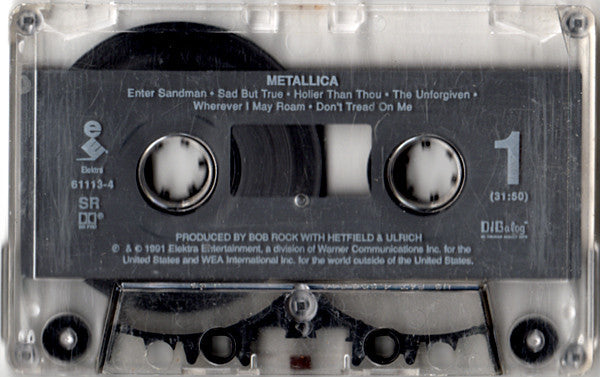 Metallica : Metallica (Cass, Album, SR,)