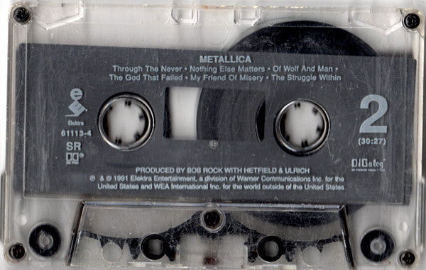 Metallica : Metallica (Cass, Album, SR,)