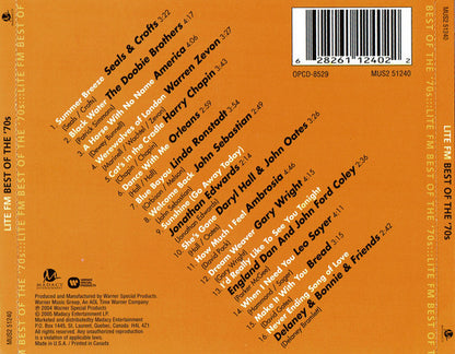Various : Lite FM - Best Of The '70s (CD, Comp, Sli)
