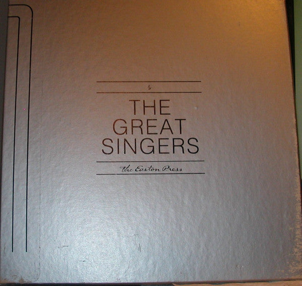 Tony Bennett, Rosemary Clooney, Dinah Shore : The Great Singers (4xLP, Comp + Box)