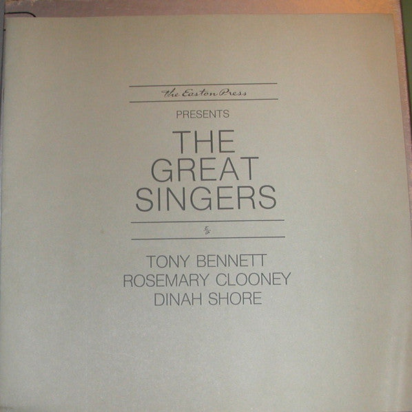 Tony Bennett, Rosemary Clooney, Dinah Shore : The Great Singers (4xLP, Comp + Box)