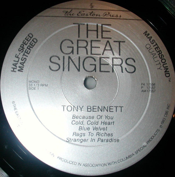 Tony Bennett, Rosemary Clooney, Dinah Shore : The Great Singers (4xLP, Comp + Box)